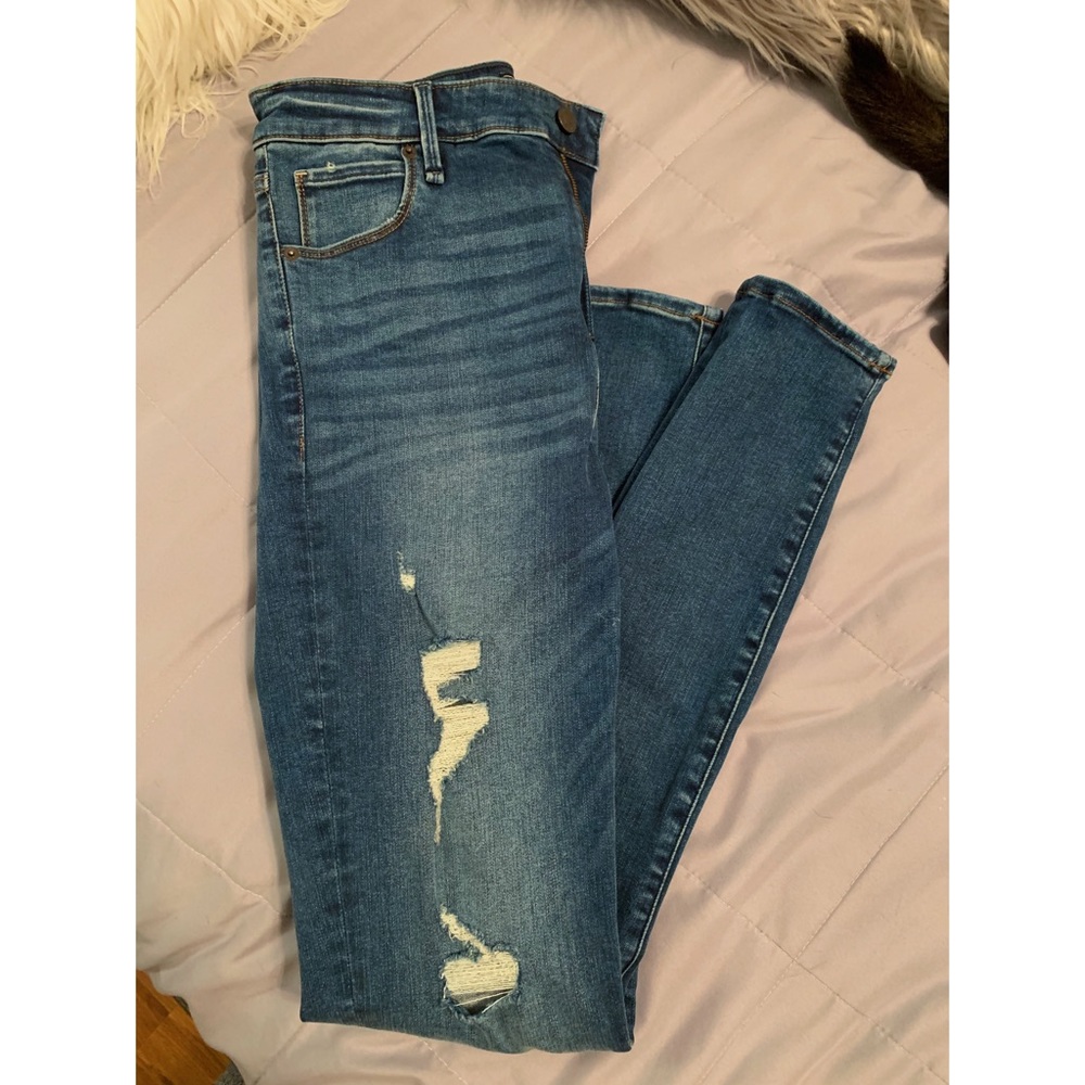 Abercrombie Simone High Rise Super Skinny Jeans